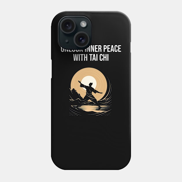 Tai Chi, Tai Chi Lover Gift, Martial Artist, Tai Chi Gift, Tai Chi Teacher, Chinese Martial Arts Phone Case by VibrantCraftsCo