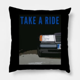 w124 mercedes Pillow