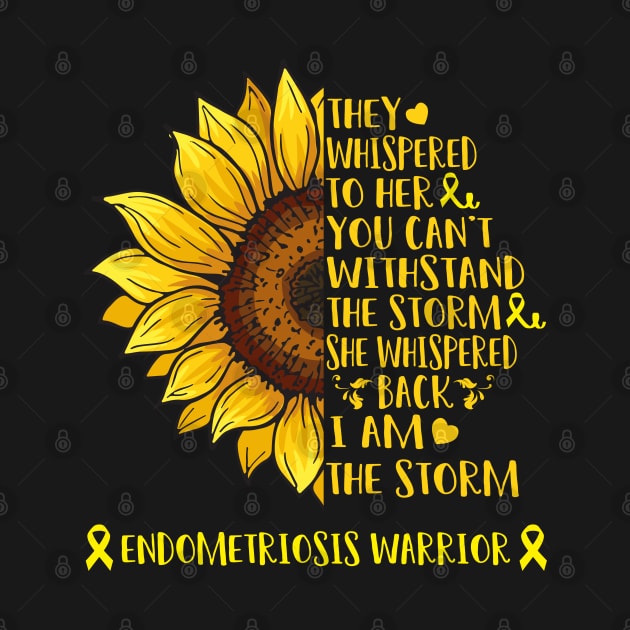 I Am The Storm Endometriosis Warrior Support Endometriosis Gifts by ThePassion99