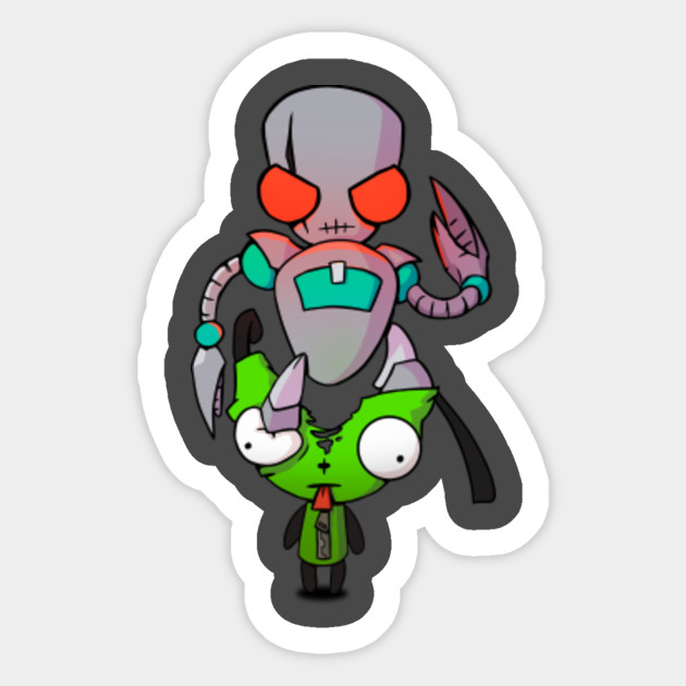 Gir From Invader Zim Invader Zim Gir Sticker Teepublic