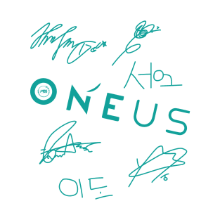 fanart signature of the oneus group T-Shirt