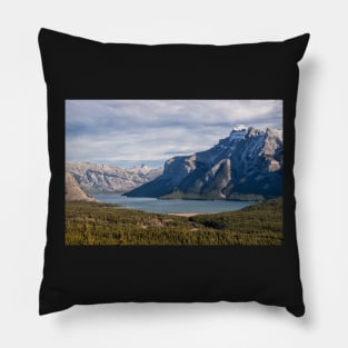 Looking Out at Lake Minnewanka Pillow