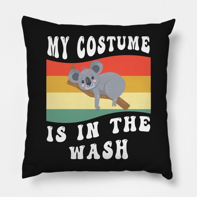 My Costume Is In The Wash Pillow by Salahboulehoual
