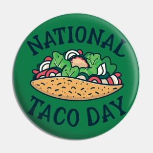 National Taco Day – October 4 Pin