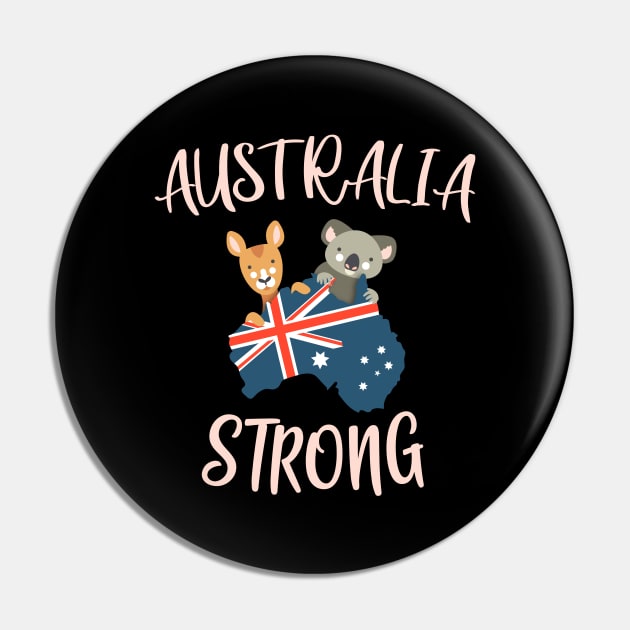 Australia Strong Pin by AmandaPandaBrand