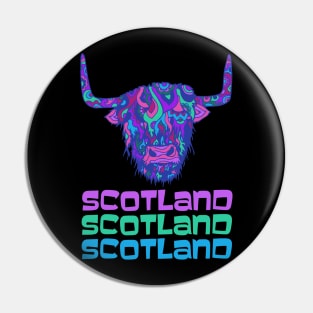 Scotland Highland Cow Pin