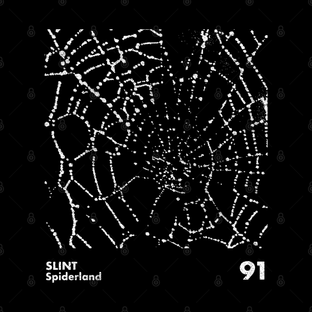 Spiderland / Slint / Minimalist Graphic Artwork Design by saudade