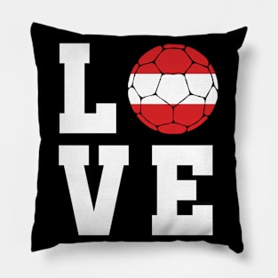 Austria Football Pillow