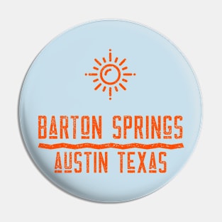 BARTON SPRINGS AUSTIN TEXAS Pin