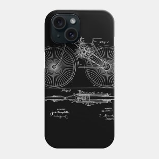 Bicycle Vintage Patent Drawing Phone Case