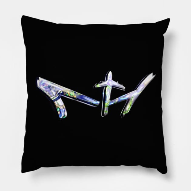 MH SPACEMAN LOGO Pillow by mylehighinternational