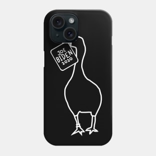 Whiteline Goose with Stolen Joe Biden 2020 Sign Phone Case