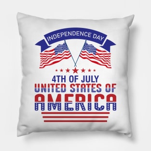 Independence Day, 4th Of July United States Of America Pillow