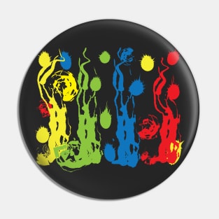 Primary Colors Pin