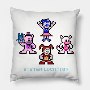 8-Bit Sister Location (Five Nights at Freddy's) Pillow