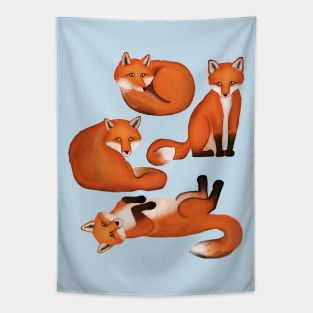 Little Foxes From A Fantasy Forest Tapestry