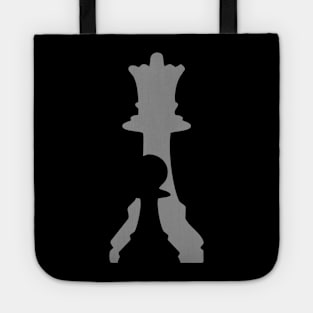 Chess - Queen and Pawn meets in negative spaces Tote