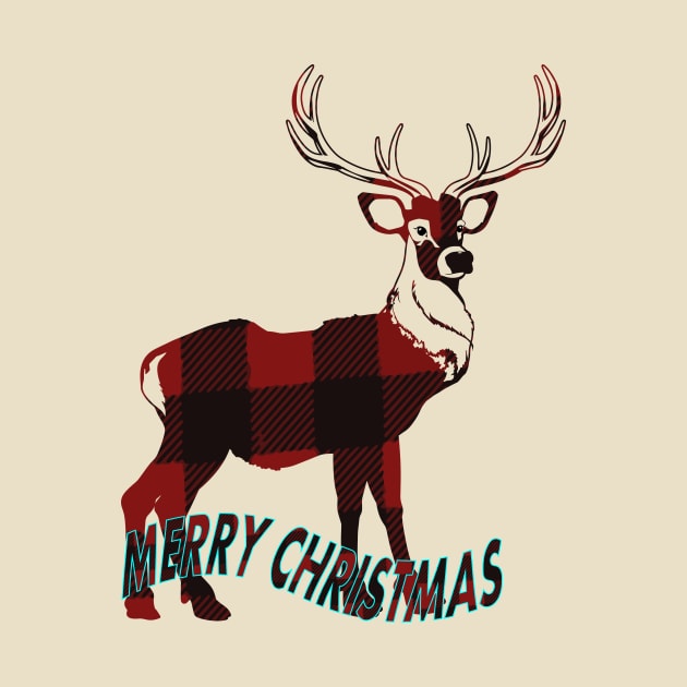 christmas-elk by bratshirt