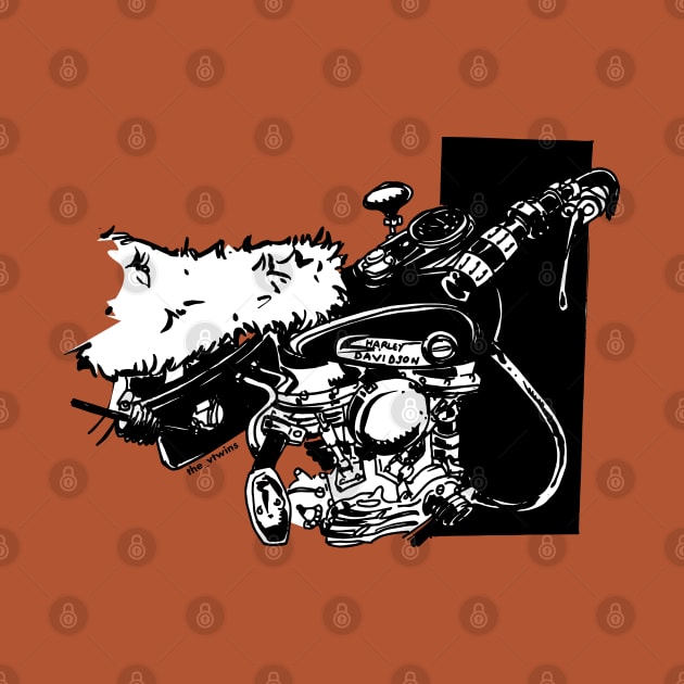 furry panhead by the_vtwins