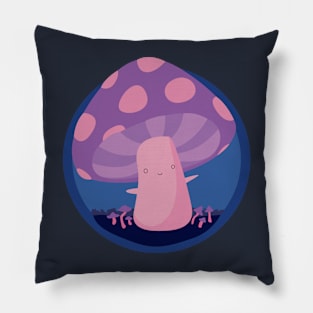 Bi Pride Mushroom Pillow