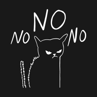 Cat Says No T-Shirt