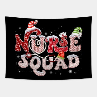 Groovy Nurse Squad Christmas Tapestry