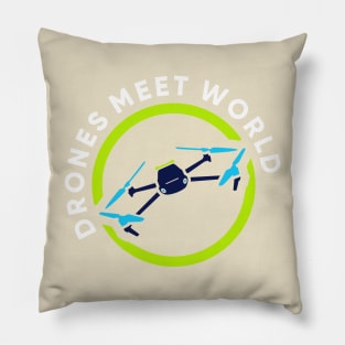 Drones Meet World For Dar Shirts Pillow