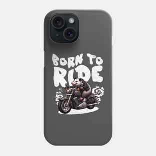 Possum Biker "Born to Ride" | Funny Motorcycle Phone Case