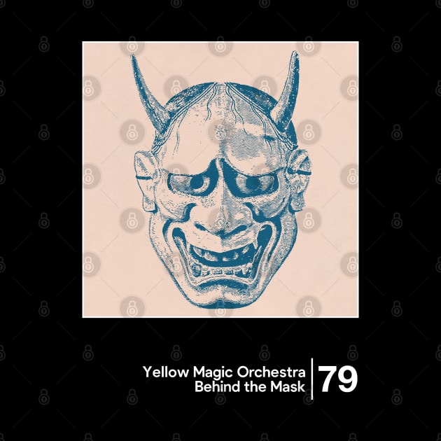 Yellow Magic Orchestra - Behind The Mask / Minimal Style Graphic Artwork Design by saudade