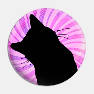 Hypnotic Cat Pin