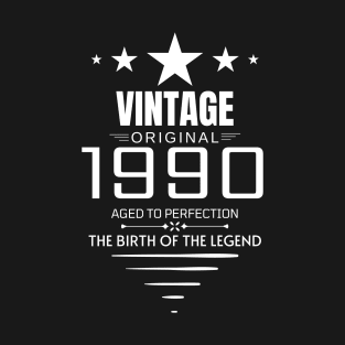 Vintage 1990 - Birthday Gift T-Shirt