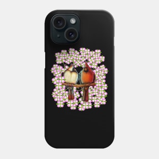 Red Cardinal dogwood flower North Carolina Virginia Phone Case