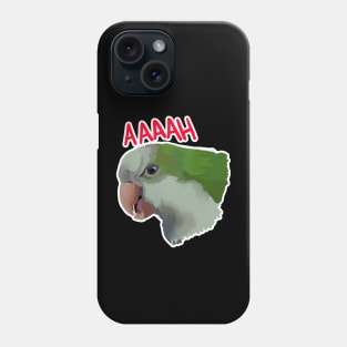 Screaming parrot Phone Case