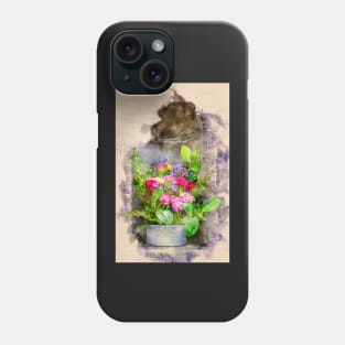 Flower Bouquet Watercolour Phone Case