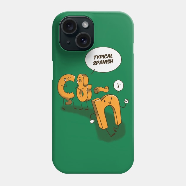 Typical Spanish Phone Case by ursulalopez