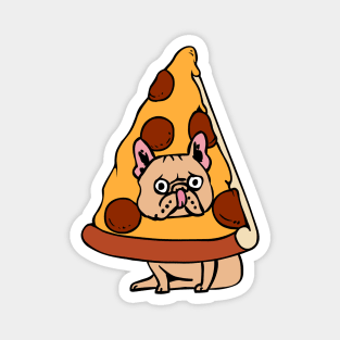 Pizza Frenchie Magnet