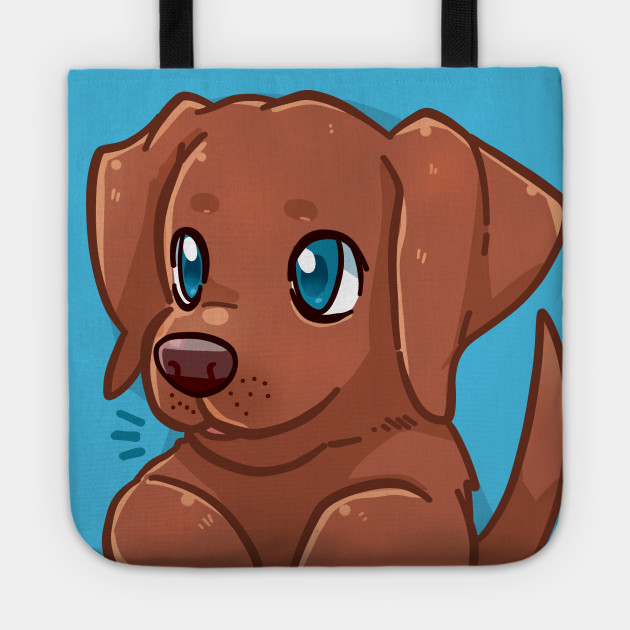 Cute Chocolate Lab Cartoon