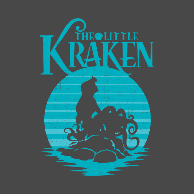 The Little Kraken (Grey) by DavidByronHicks