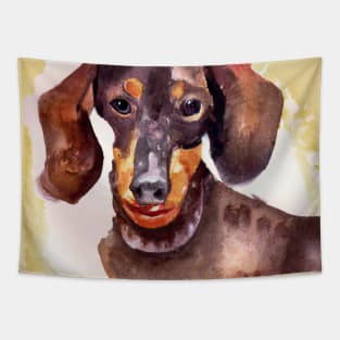 Dachshund Watercolor - Gift For Dog Lovers Tapestry