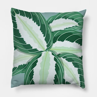 Maranta Silver Band Pillow