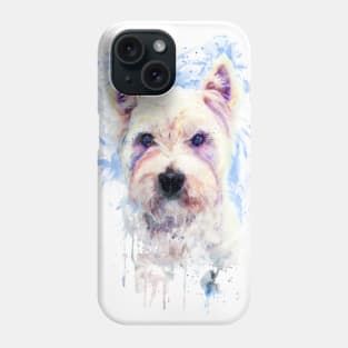 Westie Head Phone Case