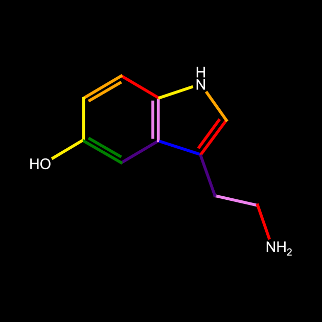 Serotonin Rainbow Molecule Chemistry by ChemECool