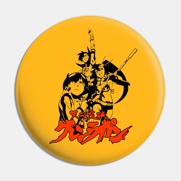 165 Gurren Sfondamento Pin by Yexart