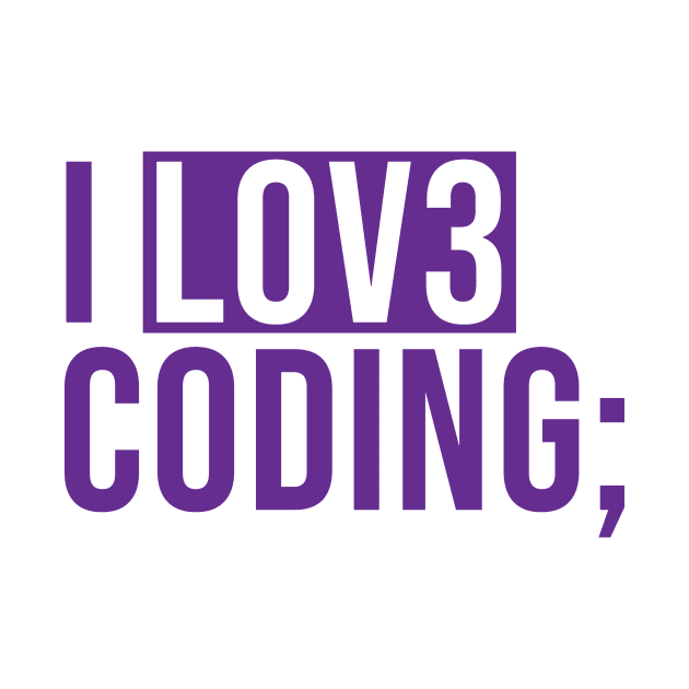 I love coding by Go-Shtag