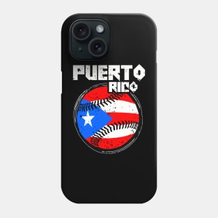 Puerto Rico 2024 Baseball Flag Pride PR Phone Case