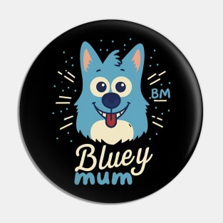 Bluey Mum Pin