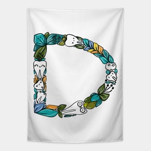 Letter D Tapestry