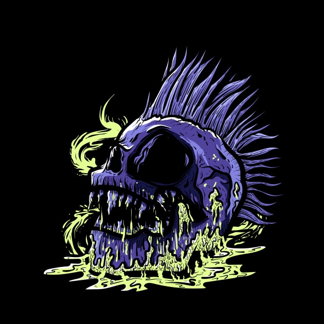 Punk Skull by RatBag