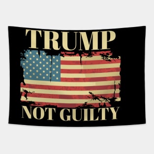 Trump Not Guilty Tapestry