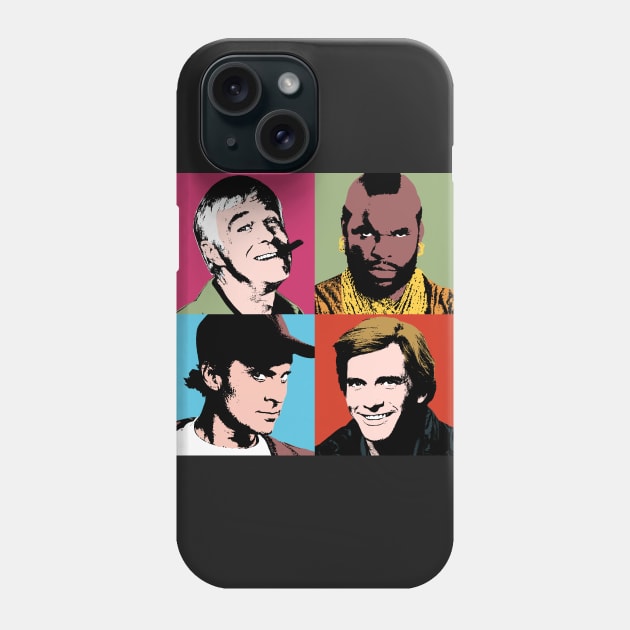 The A-Warhol Team Phone Case by RetroFreak